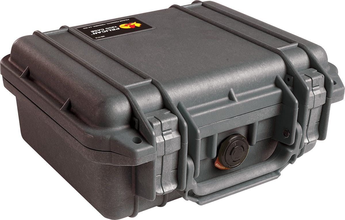 PELICAN CASE | 1200 Protector, Black with foam