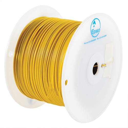 TEFZEL WIRE/ 16G, Yellow, M22759/16-16-4