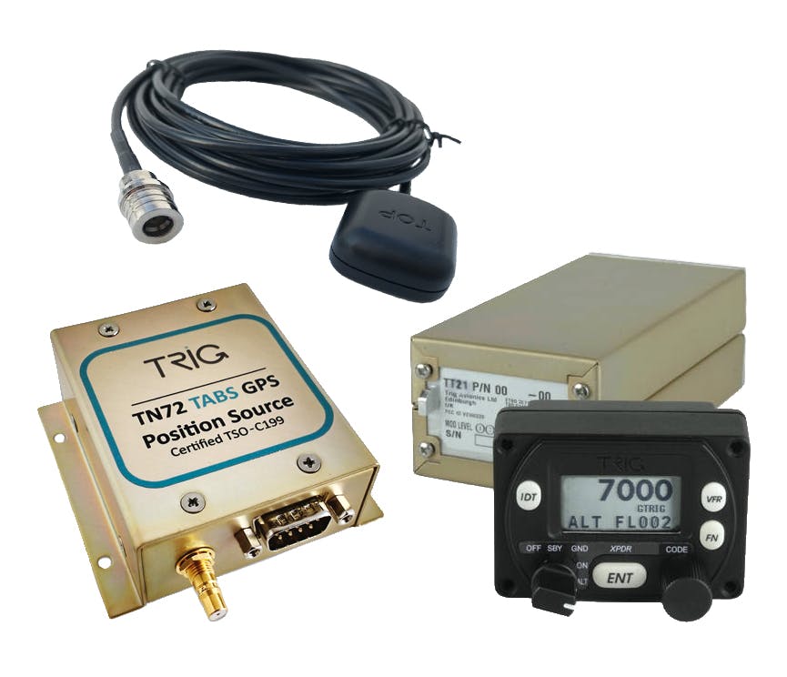 TRIG TT21/TN72 | Conspicuity bundle with TA50 (1m) antenna