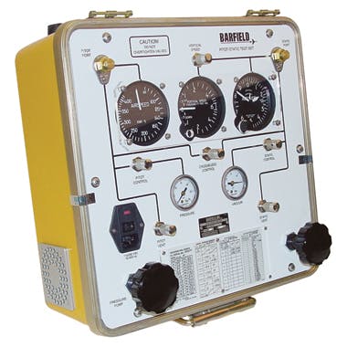 PITOT STATIC TESTER, 420Kt Airspeed, 6K' Vertical Speed and 50K' Altimeter (RCM)
