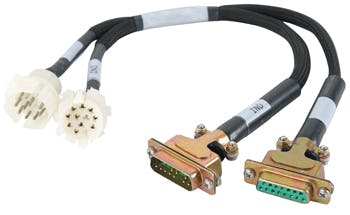 Adaptor Cable to Convert D to Round Connectors