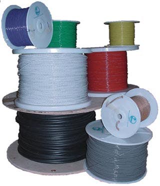 TEFZEL WIRE/ 14G, Green, M22759/16-14-5